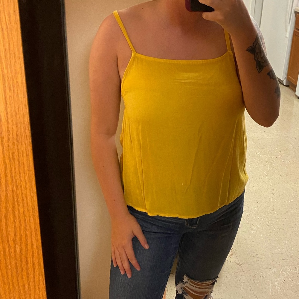 Women’s Yellow American Eagle Tank
